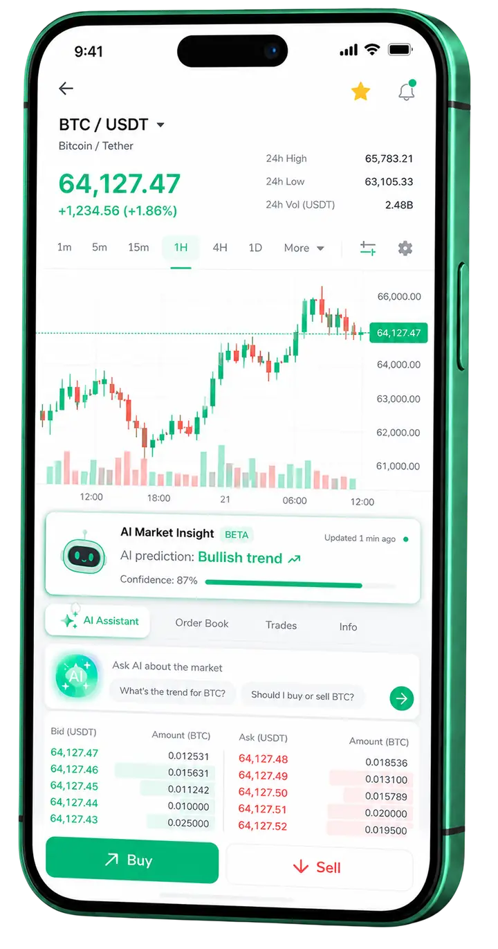 Aplicação móvel de trading Clar Rendovia